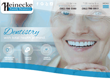 Tablet Screenshot of drheinecke.com